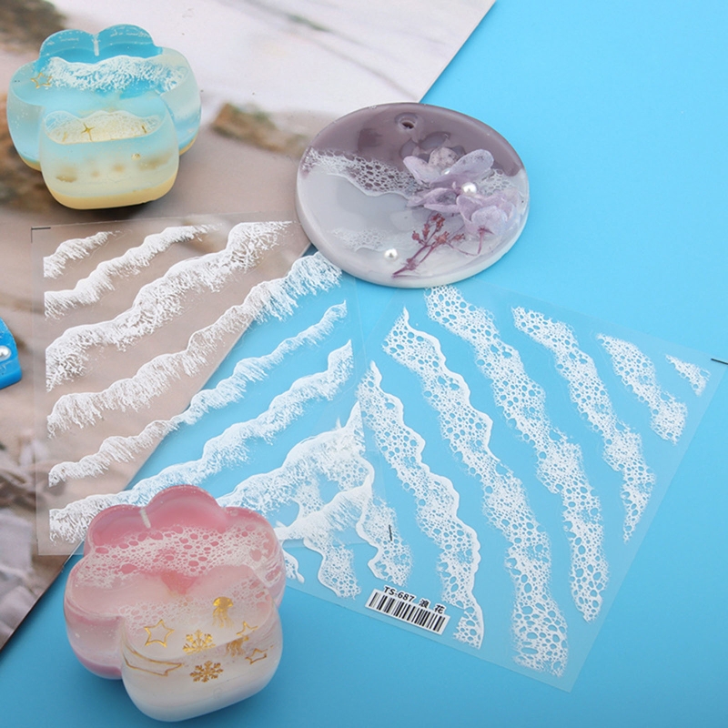 Resin Art Equipment - Wave Sticker Resin Filler Crystal Epoxy