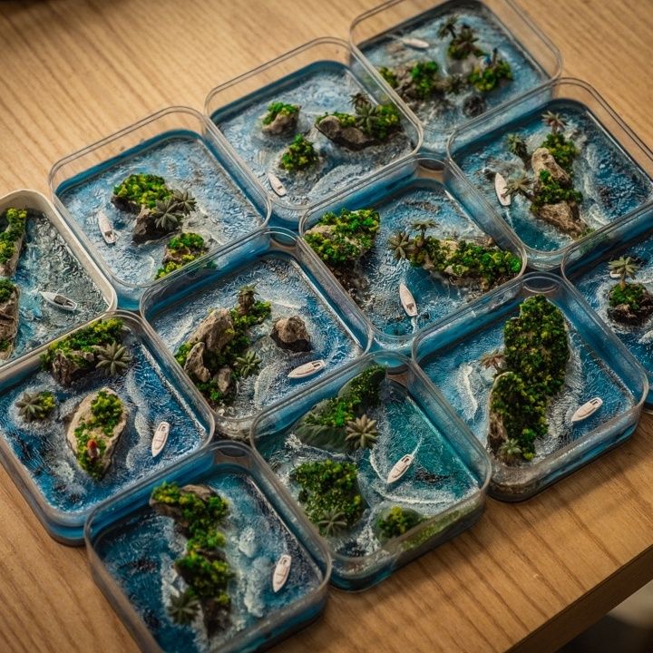 Handcrafted Micro-Island of Fa - Resin Art Gift For Birthday recension och pris